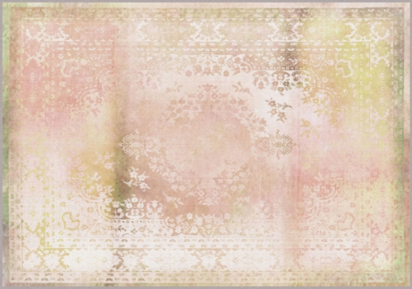 Kashan Remix Peach Rug