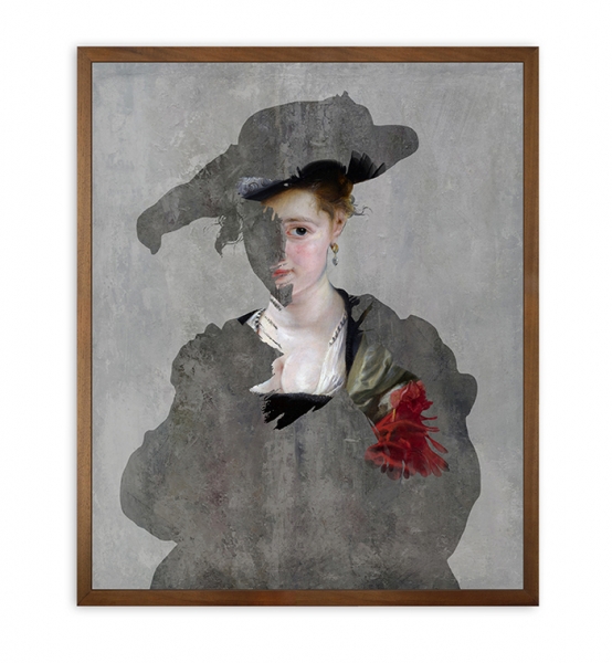 Reveal - Lady 1 (Original mixed media painting)