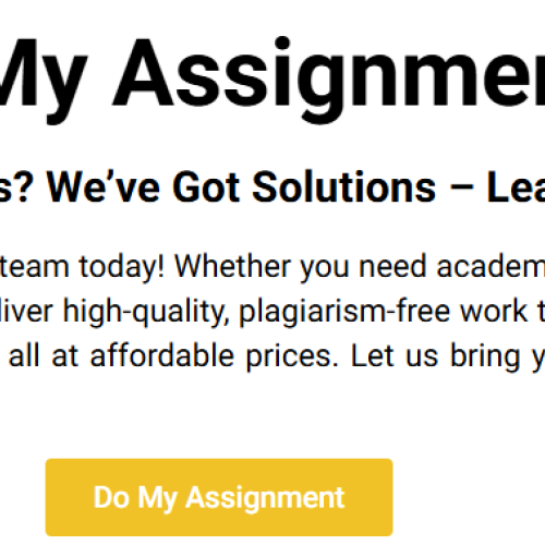 Do My Assignment
